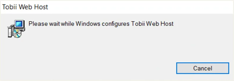 Windows konfigurerar webbvärden — vänta